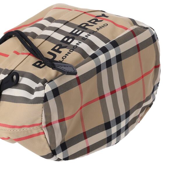 BURBERRY LONDON ENGLAND Pouch 8015051 Beige Black Multi Jacquard - Picture 5 of 6